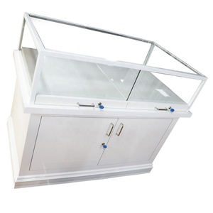 Tùy Chỉnh Bán Lẻ Hiển Thị Trường Hợp Hiển Thị Nội Thất Gỗ Khóa Cửa Thiết Kế Truy Cập Trang Sức Glass Showcase Với Key - Product Image 5