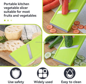 Affettatrice per Verdure Manuale, Taglia Patate per Patatine, Taglia Verdure per Patatine Fritte, Tritatutto per Patate, Carote, Verdure, Zucchine - Product Image 5