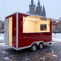 Food Truck Unique et Entièrement Équipé pour Tacos, Barbecue, Frites, Shawarma, avec Congélateur Profond