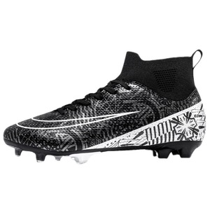 Chaussures de football pour hommes et femmes, crampons TF, tige synthétique, doublure en mesh, semelle extérieure en caoutchouc, semelle intermédiaire en EVA, chaussures de football unisexes d'été - Product Image 5