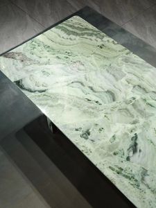 Tự nhiên đánh bóng cùn góc raggio Verde màu xanh lá cây ngọc bích đá cẩm thạch Tấm ốp tường sàn <span class=keywords><strong>Composite</strong></span> gạch tấm cắt theo kích thước - Product Image 3