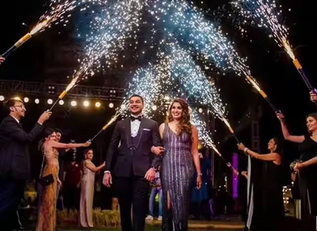 indoor sparkler machine