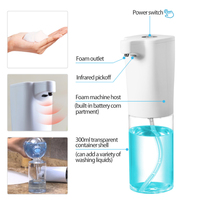 Dispenser sabun listrik otomatis tanpa sentuh pintar, pompa busa sensor gerak, dispenser cairan tangan, OEM pompa listrik sensor