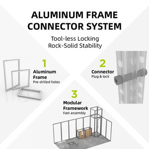 Stand <span class=keywords><strong>de</strong></span> Venta Portátil Personalizado para Interiores o Exteriores, Stand <span class=keywords><strong>de</strong></span> Exhibición para Ferias Comerciales, Stand <span class=keywords><strong>de</strong></span> Exhibición Grande para Exposiciones - Product Image 4