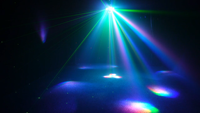 Projecteur de scène LED 150W OEM/ODM Effet Œil d'Abeille RGBW 4-en-1 avec Laser RGB Stroboscope Bande Magique 23CH DMX512 pour DJ, Discothèque, Fête, Mariage, Spectacle