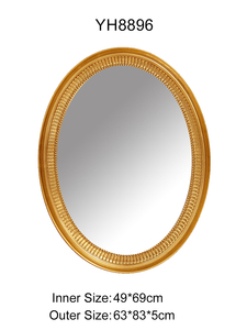 Miroir encadrée de style Art Déco, fait main, de luxe, de forme irrégulière, antique, baroque, pour la décoration de la maison - Product Image 5