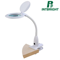 Lampe grossissante 30SMD Led bras d'éclairage réglable protection des yeux salon de manucure lampe de table étude bureau de lecture lampe à LED