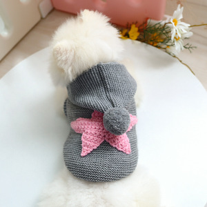 Ropa para mascotas PETCIRCLE para perros y gatos, incluyendo suéteres suaves y cómodos para otoño e invierno y prendas con diseño de estrella de mar. - Product Image 3