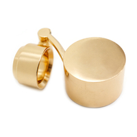 Capuchon de flacon de parfum rotatif personnalisé pour flacon de parfum rechargeable et emballage de flacon pulvérisateur d'huile essentielle