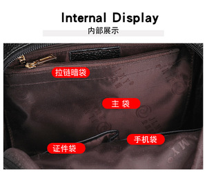 New High Quality PU Leather <b>Backpack</b> Women Large Capacity Travel <b>Backpack</b> School Bags for Teenage Girls <b>Student</b> <b>Backpack</b> - Product Image 6