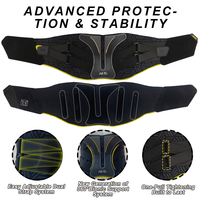 Soutien lombaire tricoté respirant à compression, ajustement élastique réglable pour le sport, aide à stabiliser la colonne lombaire, usage quotidien, soulage
