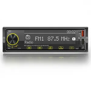 Car MP3 Player Digital Bluetooth FM Radio Stereo Audio LED AUX Input USB Charging Wireless Remote Control