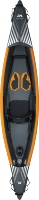 Kayak Inflable TOMAHAWK, Bote de PVC con Remo, Bomba, Asiento, Manómetro, Material Drop Stitch para Navegar al Aire Libre