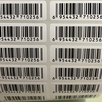 Stiker Label kode batang pencetakan perpustakaan seri cetak Label kode batang nomor seri kotak sepatu kustom harga Label kode batang