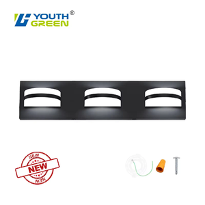 <span class=keywords><strong>ETL</strong></span> phê duyệt 3 bóng đèn 4 đầu 19in 15W 26in 20W màu đen 3cct Wall Mount LED Vanity ánh sáng nhà khách sạn phòng tắm gương ánh sáng - Product Image 2