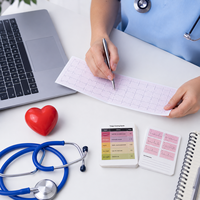 Tarjeta de Referencia de Enfermería Impermeable de PVC, Tarjeta de Identificación para Enfermeras, Tarjetas de Referencia Médicas Clínicas para Estudiantes de Enfermería, Accesorios de Trabajo