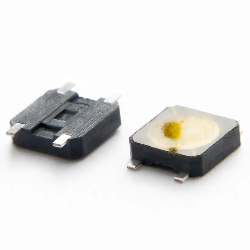 Hoge Kwaliteit Smt Micro Switch Pcb Montage Smd Push Botton Switch Rubber Tactiele Schakelaar
