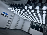 Treuil de contrôle Dmx Moer, système de lumière cinétique à led RGB, boule de levage cinétique, fournitures de lumières pour disco