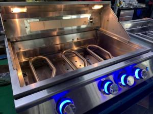 Premium Ss304 <b>Grill</b> Multifunction Kitchen Built-in Gas Charcoal Double Use Burner <b>Bbq</b> <b>Grill</b> With Rotisserie - Product Image 6