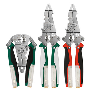 Ciseaux multifonctionnels pliables pour électricien, dénudeur de fils, testeur de cartes-clés, nouveau modèle avec testeur de tension et dénudeur de fils - Product Image 5
