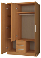 Meubles modulaires en bois pour chambre à coucher, personnalisés, 1 pièce, prix de gros, armoire, placard, meubles avec tiroirs