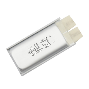 LiPo battery high quality portable 802040 650 v <span class=keywords><strong>3</strong></span>.7 mah battery - Product Image 2