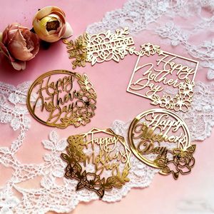 Décoration de gâteau en acrylique « Miel et Douceur » pour la fête des mères, décoration latérale de gâteau « Joyeuse fête des mères » - Product Image 1