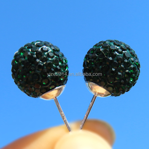Boules rondes en cristal coloré, livraison gratuite, strass pavé, pour Bracelet, bricolage, taille 4mm — 12mm - Product Image 3