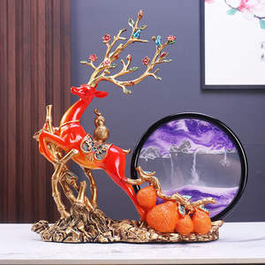 Moderna Figura Decorativa de Ciervo Esculpida en Resina Epoxi de Alta Gama para Sala de Estar, Mueble de TV, Regalo de Inauguración, Arte Popular, Decoración del Hogar - Product Image 5