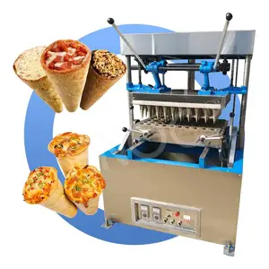 HNOC cangkir cokelat yang dapat dimakan Pizza Wafer Mini kerucut lunak mesin produksi di India untuk kopi