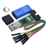 ST-Link V2 nouveau stlink mini Stm8 Stm32 STM8STM32 STLINK simulateur téléchargeur programmation avec couvercle