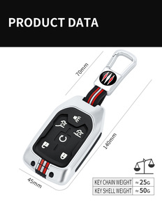 <span class=keywords><strong>3</strong></span>/4/5/6 Nút Chìa Khóa Xe Trường Hợp Bìa Shell Fob Đối Với GMC Địa 2019 Đối Với Chevrolet ngoại ô 2019 Xe Keychain Phụ Kiện Nội Thất - Product Image 6