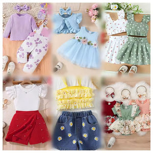 Ropa Infantil Usada Mixta al por Mayor, Inventario de Verano, Estilo Casual con Estampados de Dibujos Animados, Poliéster/Algodón, Económica, Surtida - Product Image 3