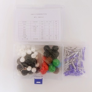 Modelo Molecular de 114 Piezas para Estudiantes de Secundaria, Contiene <span class=keywords><strong>57</strong></span> Átomos y 56 Enlaces, 1 Herramienta para Remover Enlaces Cortos - Product Image 4