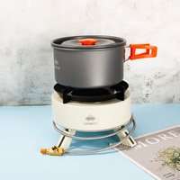 Estufa de Camping Infrarroja de Alta Potencia de 4000 W, Estufa de Gas Portátil de Butano y Propano para Acampar al Aire Libre, Senderismo, Picnic y Barbacoa
