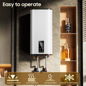 Chauffe-eau électrique intelligent mural 50L à écran tactile vertical en plastique 2200W 220V UE pour camping-car et voiture - Product Image 4