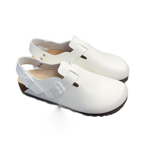 Sabots <span class=keywords><strong>orthopédiques</strong></span> en cuir véritable avec amorti et bride de talon antidérapante - Product Image 5