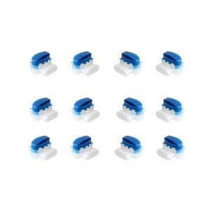 Connecteurs de remplacement Scotchlock bleus pour l'extension/réparation de câbles de délimitation, fils électriques de <span class=keywords><strong>tondeuse</strong></span> à gazon basse tension 22-14 AWG - Product Image 2