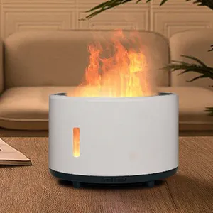 Flame Volcanic Aroma Diffuser Essential Oil Remote Control Oil Car Portable Diffusers USB Home Music Aromatherapy Humidifiers