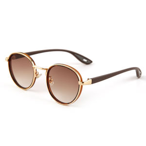 نظارات شمسية جديدة أنيقة على الطراز الأوروبي بإطار دائري للرجال والنساء نظارات عالية الجودة نظارات شمسية للحماية من الأشعة البنفسجية MSPP - Product Image 4