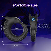 Anneau vibrant pour pénis, jouets sexuels pour couples adultes, anneau de pénis en forme de dragon, vibrateur en silicone, stimulateur clitoridien, jouet sexuel pour homme adulte