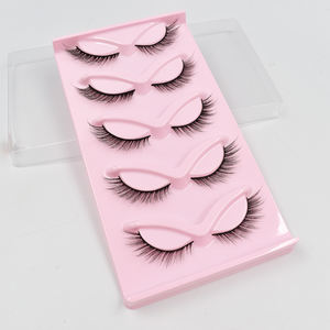 2023 venta al por mayor <span class=keywords><strong>Foxy</strong></span> alas ojo de gato pestañas ala de Ángel pestañas de <span class=keywords><strong>seda</strong></span> natural Faux Mink Fox pestañas esponjosas con etiqueta privada - Product Image 6