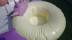 Toboggan aquatique gonflable pastel avec <span class=keywords><strong>piscine</strong></span>, combo gonflable de <span class=keywords><strong>jardin</strong></span> avec <span class=keywords><strong>piscine</strong></span> et château gonflable avec toboggan, aire de jeux aquatique <span class=keywords><strong>pour</strong></span> enfants - Product Image 6