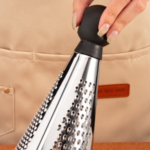 Multifunctional Soft Grip Cheese Grater Stainless Steel Grater 3 Sided Cheese Shredder & <b>Vegetable</b> <b>Chopper</b> - Product Image 3