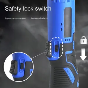 90 Graden Draadloze Slagmoersleutel Hoog Koppel Oplaadbare Auto Reparatie Tool Voor Huishoudelijke Installatie 12V Batterij Power - Product Image 4