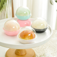 JL-228 229 도매 식품 등급 PET 제과 디저트 포장 찹쌀떡 다이후쿠 모찌 다채로운 개별 포장 상자