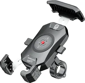防水自行车手机座支持带USB充电器的快速充电手机摩托车手机座