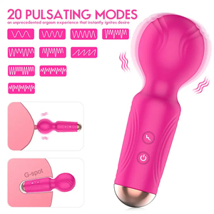 Potente Masajeador Corporal Recargable de 20 Modos, Mini Vibrador de Varita AV para el Punto G, para Mujeres - Product Image 5