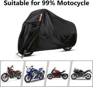 Alta Qualidade Vendas Diretas Outdoor Waterproof Motorcycle Cover Bike Cover para 2 ou 3 Bicicletas