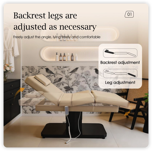 3 Motors Electric Facial Bed Multifunctional <b>Adjustable</b> Spa Massage <b>Table</b> Luxury Medical Treatment Salon Beauty Chair Bed - Product Image 5